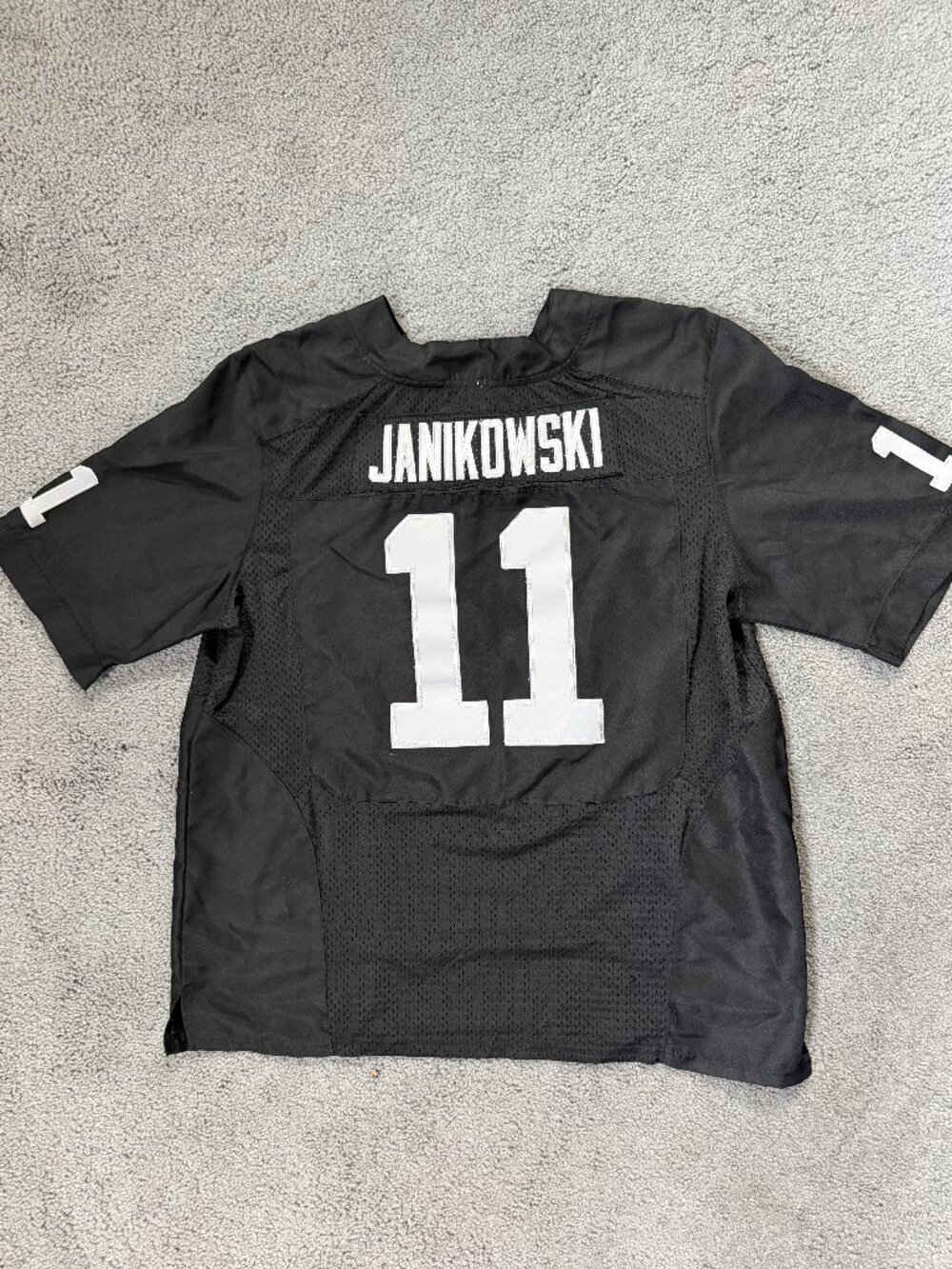 Oakland Raiders Sebastian Janikowski #11 Fan Jersey Size 52 (XL) Excellent Cond.